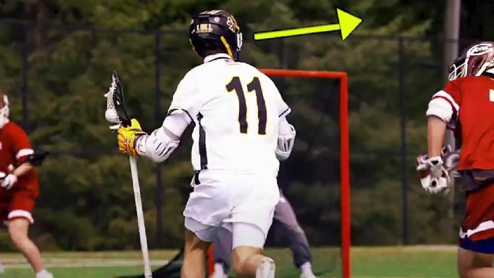 How to Use Your Eyes to Freeze the Slide in Lacrosse Offense