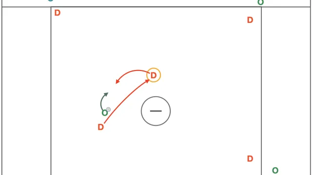 1v1 slide and recover