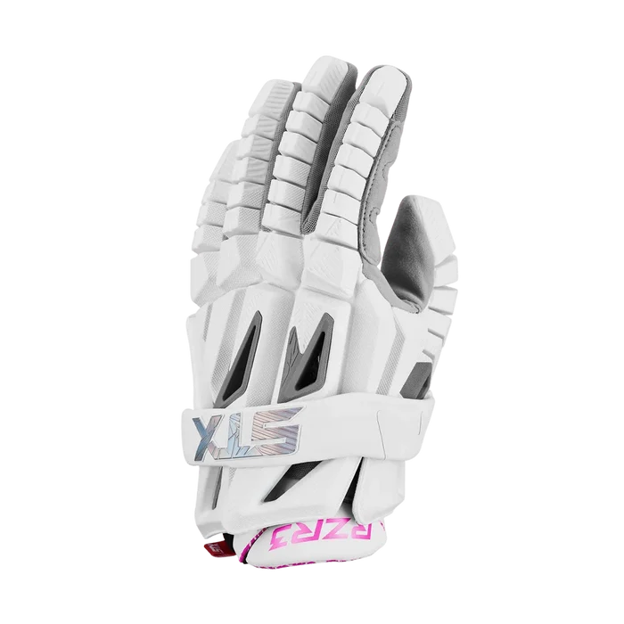 STX RZR3 Lacrosse Gloves: Lightweight Feel, Flexibility, and Control
